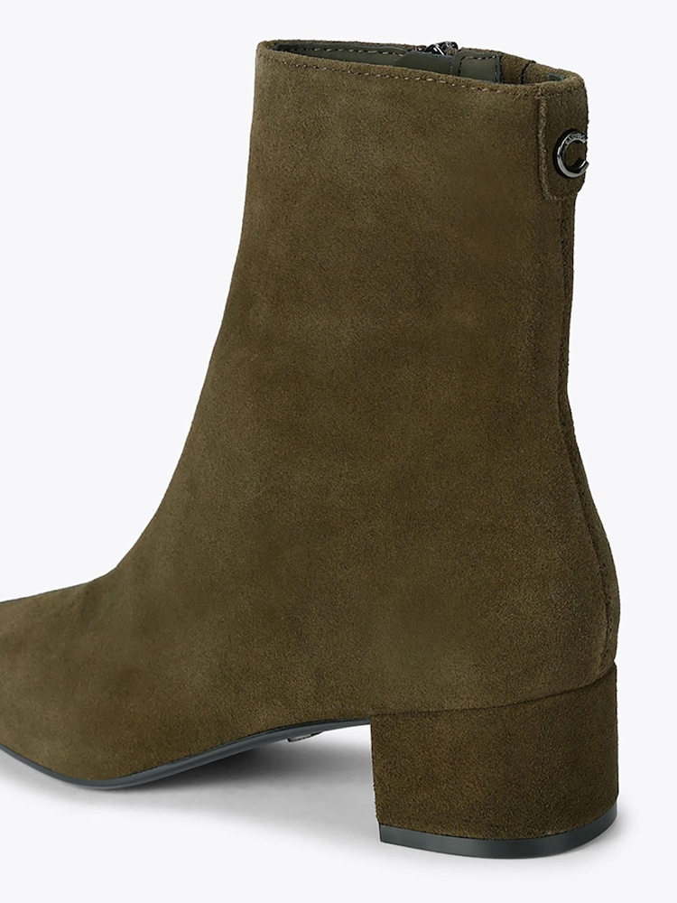 Carvela Green Padova Suede Ankle Boots - Image 4 of 4 Carvela Green Padova Suede Ankle Boots - Image 4 of 4