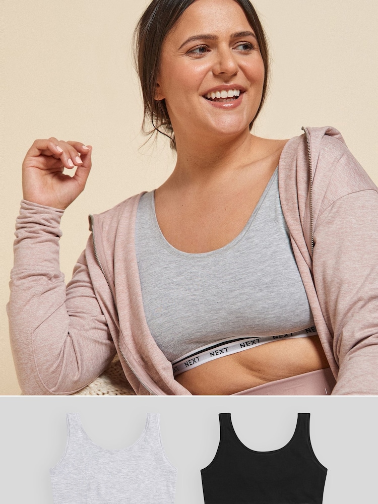Post Surgery Crop Tops 2 Pack - Image 1 of 4