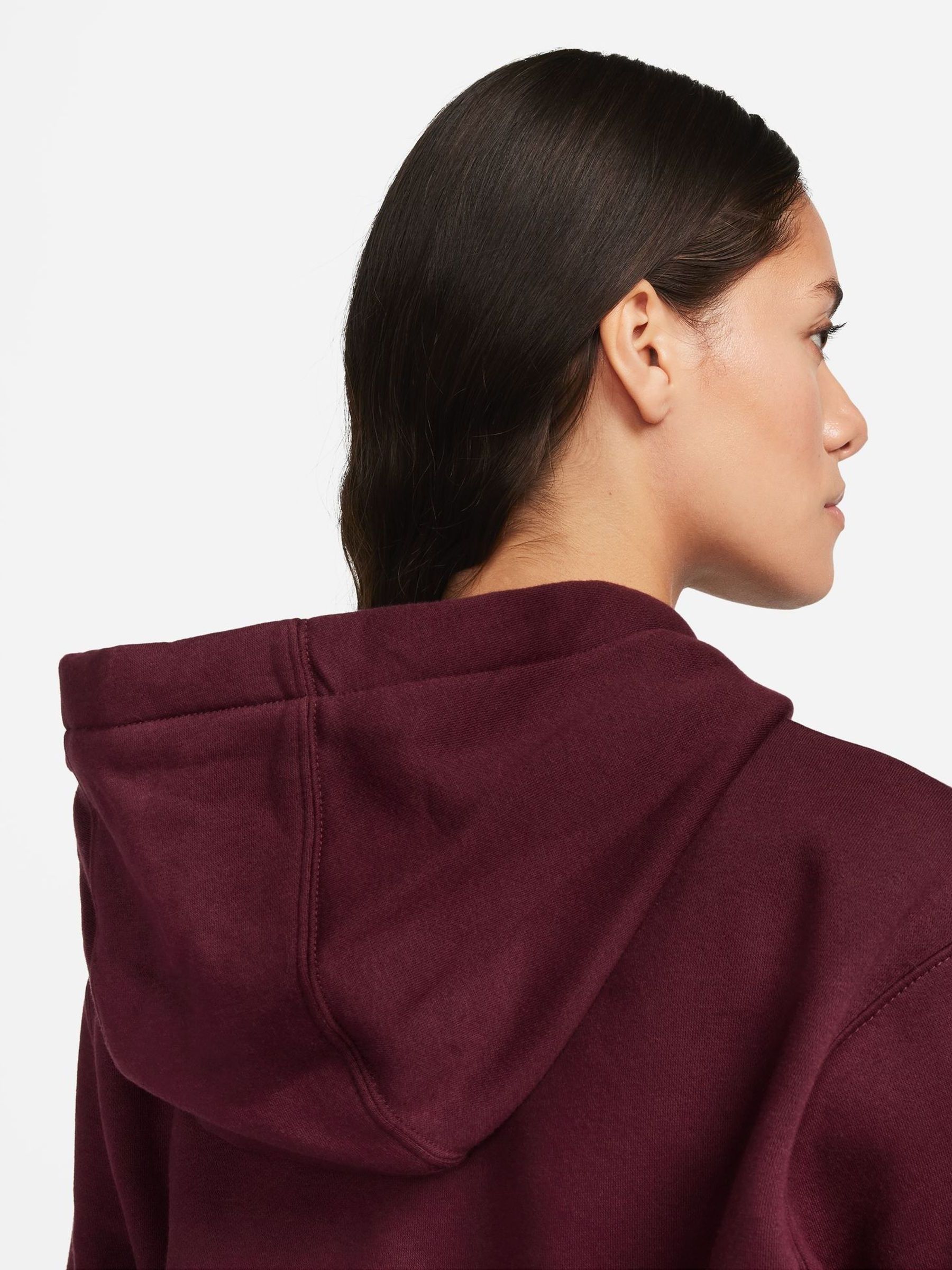 Buy Nike Maroon Red Club Pullover Hoodie from Next Luxembourg
