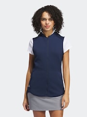 adidas Golf Navy Ultimate365 COLD.RDY Full Zip Gilet - Image 1 of 7