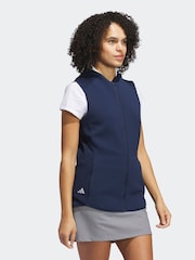 adidas Golf Navy Ultimate365 COLD.RDY Full Zip Gilet - Image 3 of 7