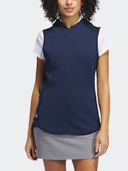 adidas Golf Navy Ultimate365 COLD.RDY Full Zip Gilet - Image 4 of 7