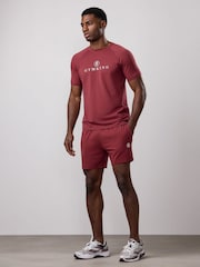 Gym King Red Pro Logo Jersey 6 Inch Shorts - Image 1 of 4