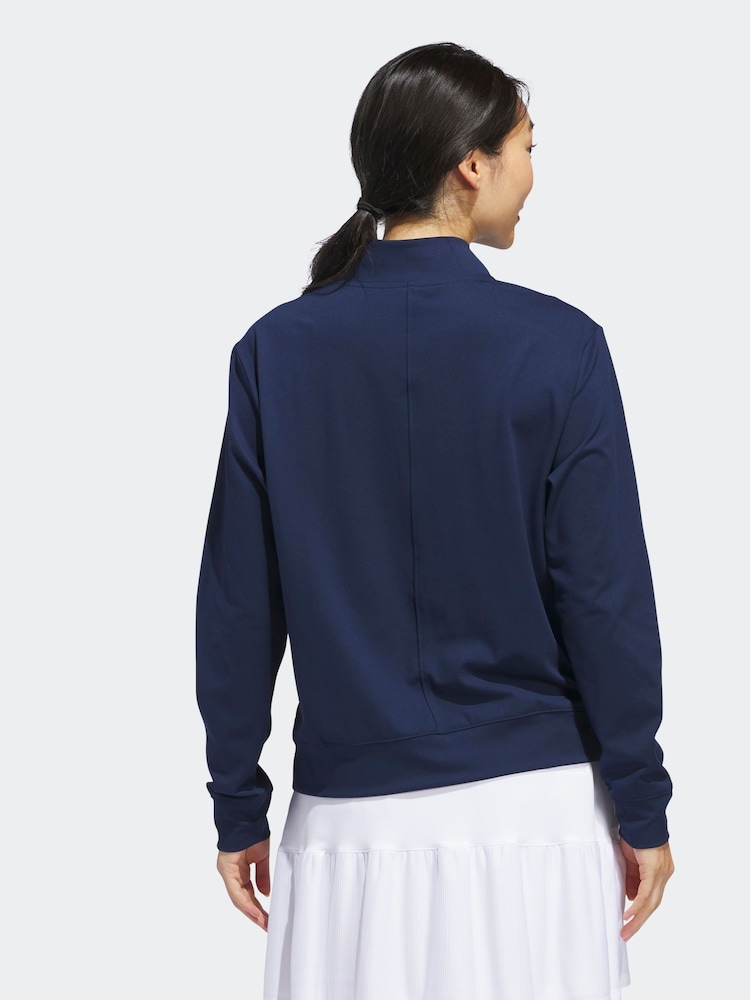 adidas Golf Navy Ultimate365 Half Zip Layering Top - Image 2 of 6