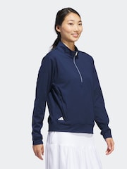 adidas Golf Navy Ultimate365 Half Zip Layering Top - Image 3 of 6