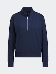 adidas Golf Navy Ultimate365 Half Zip Layering Top - Image 6 of 6