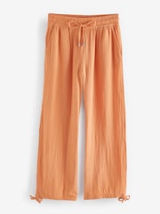 Orange Rib Vest Crinkle Bottom Pyjamas - Image 8 of 9