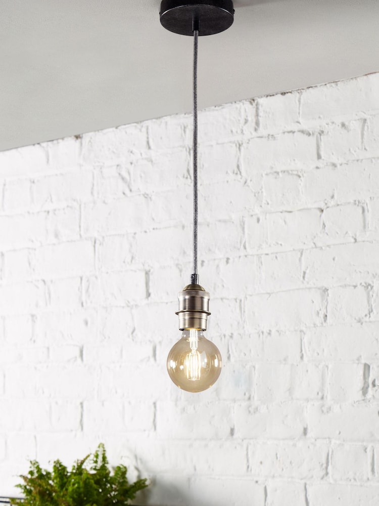 Brushed Chrome Industrial Style Cable Kit - Image 1 of 6