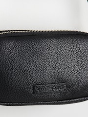 Oliver Bonas Black Naha Geometric Strap Crossbody Bag - Image 8 of 8