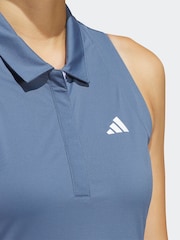 adidas Golf Womens Blue Ultimate365 Tour Pleated Dress - Image 4 of 11