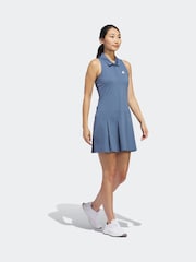 adidas Golf Womens Blue Ultimate365 Tour Pleated Dress - Image 5 of 11
