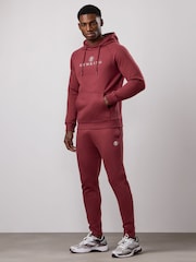 Gym King Red Pro Logo Wine Red Joggers - Image 1 of 4