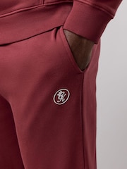 Gym King Red Pro Logo Wine Red Joggers - Image 4 of 4