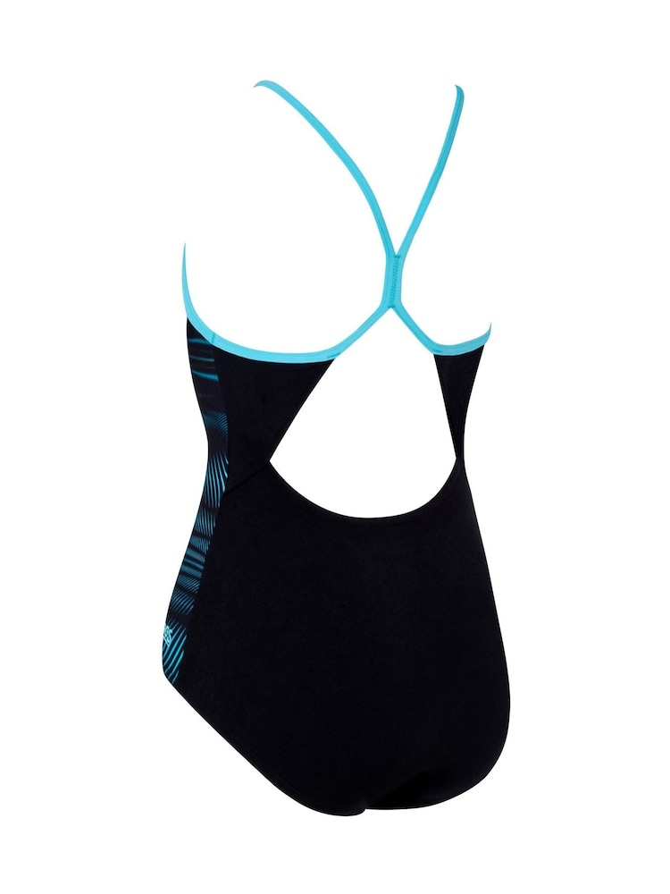 Zoggs Blue Sprintback Swimsuit - Image 6 of 6