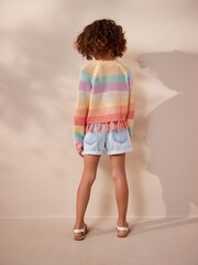 Rainbow 100% Cotton Tassle Jumper (3-16yrs) - Image 3 of 7