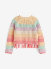 Rainbow 100% Cotton Tassle Jumper (3-16yrs) - Image 5 of 7