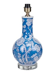 Pacific Blue Altheda Blue and White Floral Table Lamp - Image 3 of 4