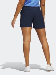 adidas Golf Navy Pintuck 5-Inch Pull-On Golf Shorts - Image 2 of 6