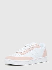 Schuh Women's White Manning Court Lace-Up Trainers - Image 3 of 4