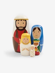 JoJo Maman Bébé Nativity Wooden Nesting Dolls - Image 3 of 4