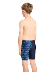 Zoggs Blue Mid Jammer Swimsuit - Image 4 of 7