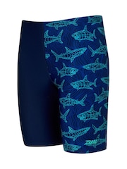 Zoggs Blue Mid Jammer Swimsuit - Image 6 of 7