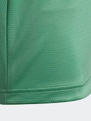 adidas Golf Boys Green HEAT.RDY Sport Collar Polo Shirt - Image 5 of 5