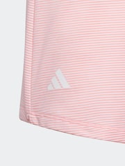 adidas Golf Lime Green Sleeveless Polo Shirt - Image 4 of 5