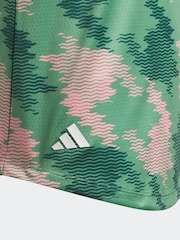 adidas Golf Green HEAT.RDY Printed Polo Shirt - Image 4 of 5