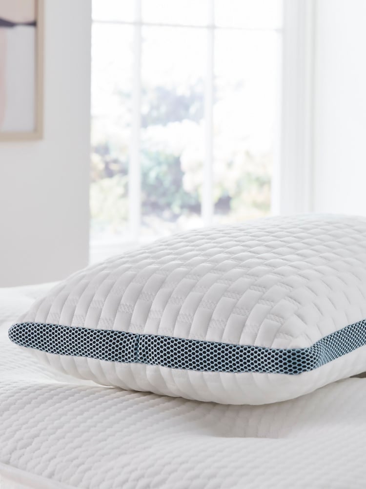 Silentnight Geltex Premier Cool 100% Cotton Pillow - Image 1 of 4