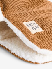 Neutral Corduroy Bear Trapper Hat (3mths-6yrs) - Image 4 of 4