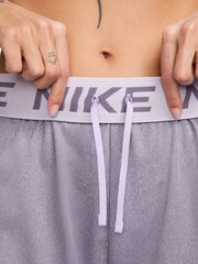 Nike Purple Dri-FIT Attack Fitness Mid Rise 5" Unlined Shorts - Image 5 of 6