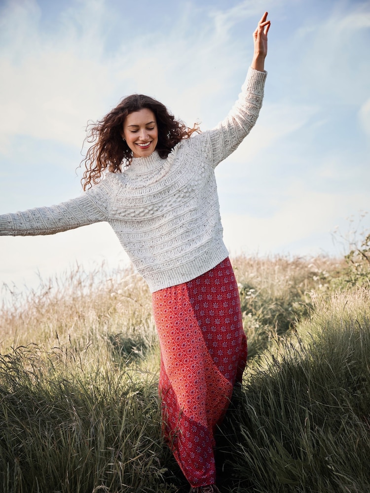 FatFace Natural Nora Craft Jumper - Image 1 of 8