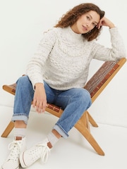 FatFace Natural Nora Craft Jumper - Image 5 of 8