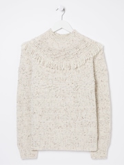 FatFace Natural Nora Craft Jumper - Image 8 of 8
