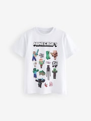 White Character 100% Cotton Licensed Minecraft T-Shirt (3-16yrs) - Image 1 of 3