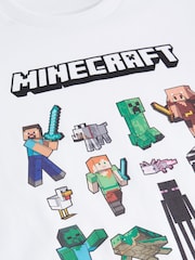 White Character 100% Cotton Licensed Minecraft T-Shirt (3-16yrs) - Image 3 of 3