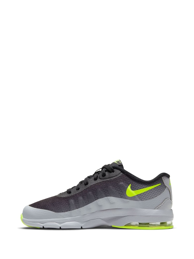 Nike Black/Lime Junior Air Max Invigor Trainers - Image 2 of 8