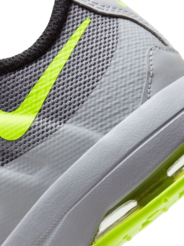 Nike Black/Lime Junior Air Max Invigor Trainers - Image 8 of 8