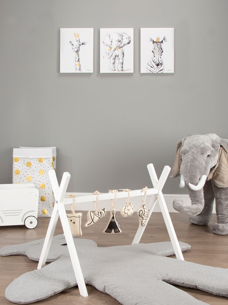 Childhome Set of 5 Multi Canvas Toys For Tipi Play Gym - Image 1 of 8