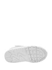 Nike White Junior Air Max 90 Easy On Trainers - Image 4 of 4