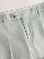 Light Grey Regular Fit Motionflex Stretch Suit Trousers - Image 10 of 10