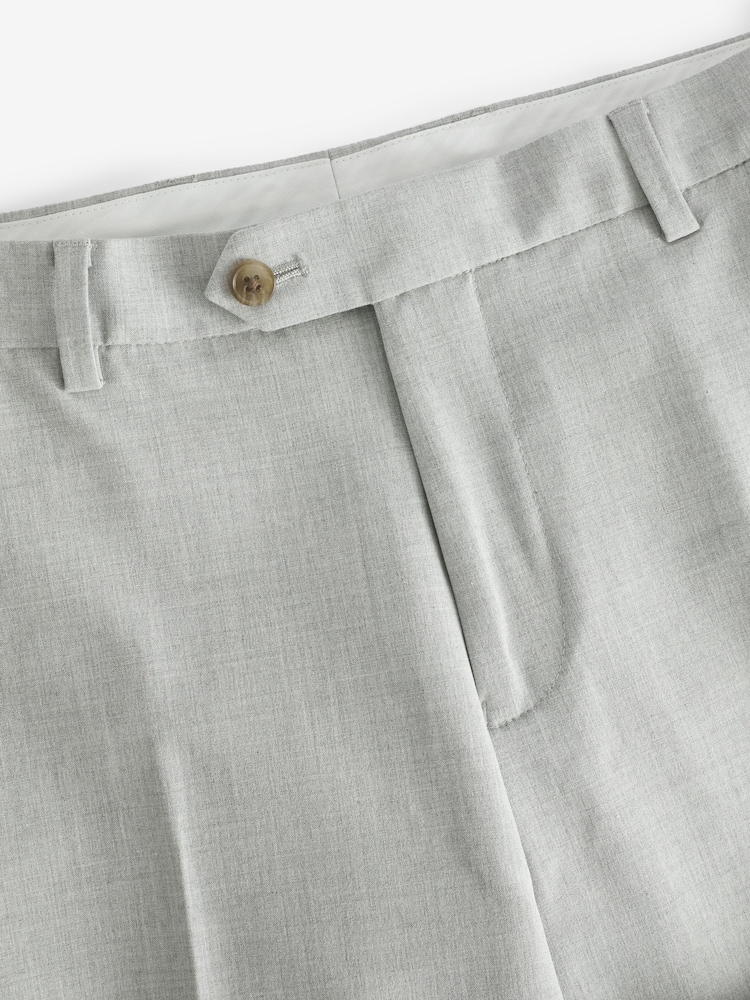 Gris clair - Ajustement régulier - Pantalon de costume stretch Motionflex - Image 6 of 8