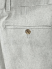 Light Grey Regular Fit Motionflex Stretch Suit Trousers - Image 9 of 10