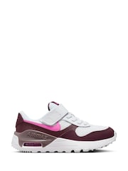 Nike Burg/White Junior Air Max Systm Trainers - Image 1 of 10