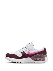 Nike Burg/White Junior Air Max Systm Trainers - Image 4 of 10