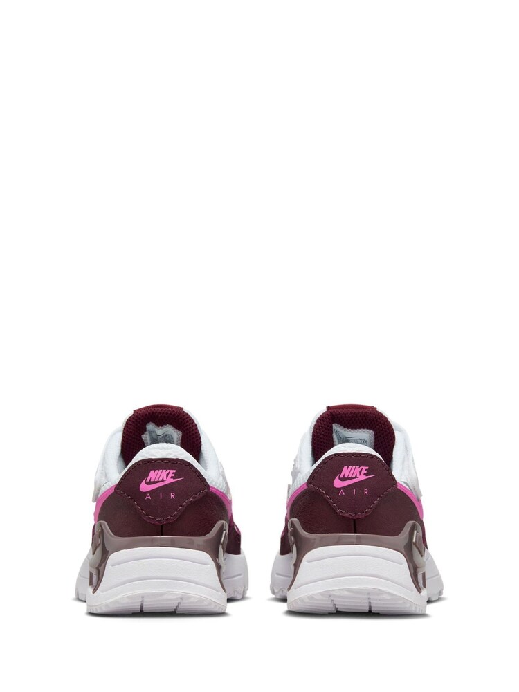 Nike Burg/White Junior Air Max Systm Trainers - Image 7 of 10