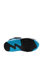 Белый/синий - Nike Младшие модели Air Max 90 Easy On Trainers - Image 4 of 4