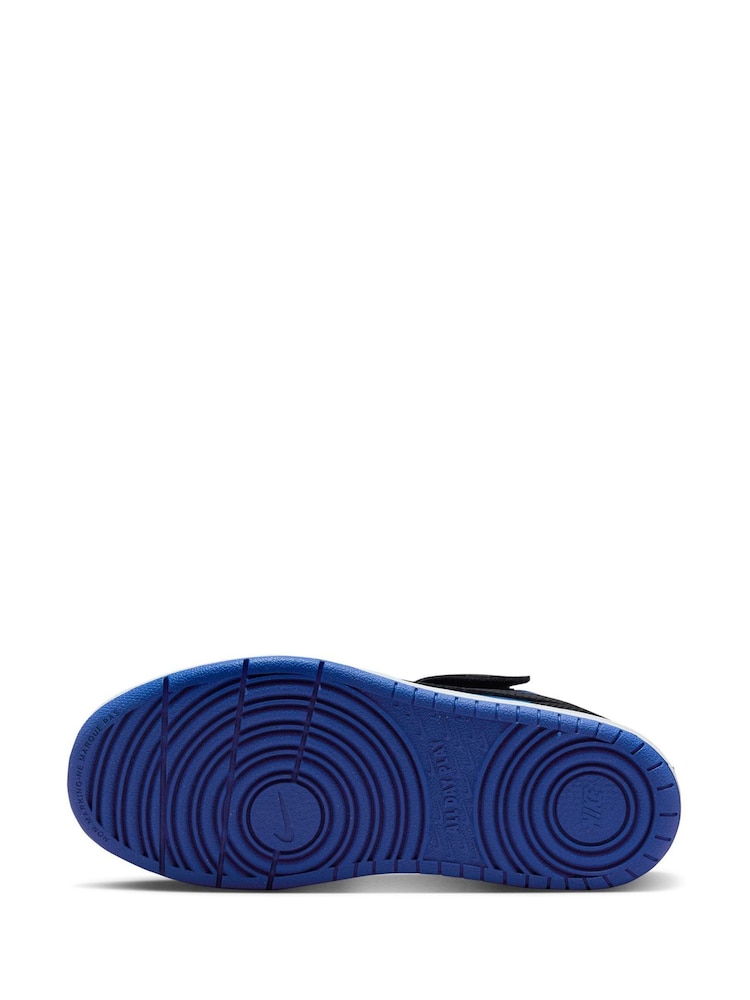 Nike Blue/Black Junior Court Borough Low Recraft Trainers - Image 6 of 9
