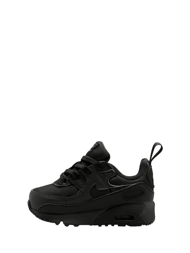 Nike Black Infant Air Max 90 Easy On Trainers - Image 2 of 4